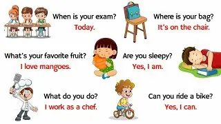 Speak English With Kids | Daily Use English With Sentences | Daily Use English Sentences