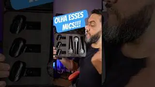 KIT 3 Microfones de Mão por menos de R$260!!! ZM58 Beta AZ Áudio #shorts