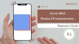 Dotnet Maui Shadow in C#