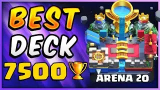 How to EASILY get 7500 Trophies 🏆 (Clash Royale Arena 20)