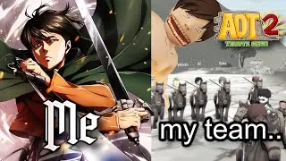 Can NOOBS Survive ATTACK ON TITAN? (AOTTG 2)