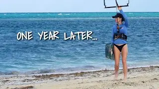 Trying a Twintip Board for the First Time After Kitesurfing Accident - VLOG #52