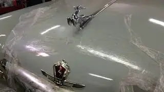Реставрация салона ГАЗ-21,натяжка потолка(Волга второй серии1959г.)
