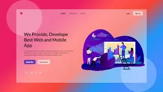 Build Awesome Landing Page in Flutter Web | Flutter UI