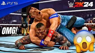 WWE 2K24 - Randy Orton vs. John Cena - John Cena's Retirement Match at WrestleMania 41 | PS5™ [4K60]