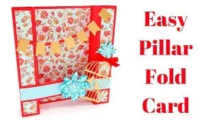 Pillar Fold Card | Column Fold Card | Original Design