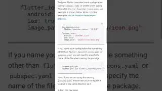 Changing Flutter App Icon 2022