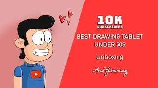 Unboxing Huion h640p | GIVEAWAY | BEST DRAWING TABLET UNDER $50