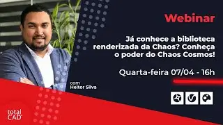 [Webinar V-Ray] Saiba como utilizar o Chaos Cosmos