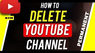 How to delete youtube channel Permanently | Youtube channel delete kaise kare 2024 | Ravitech