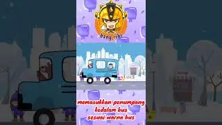 ayo kita masukkan penumpang kedalam Bus sesuai dengan warna Bus nya #shorts