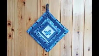 Джинсовая прихватка своими руками.