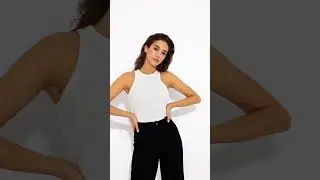 Белая майка для смелых летних образов #мода #summerfashion #стиль #одежда #fashion