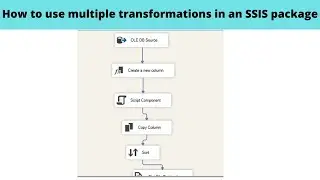 24 How to use multiple transformations in an SSIS package ?