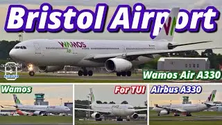 WAMOS AIR A330 Operating For TUI - CLOSE UP Departure From BRISTOL AIRPORT (BRS) - A330, A320, B737