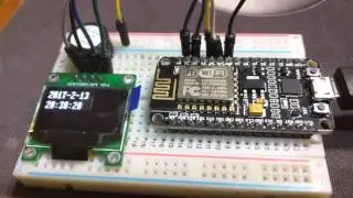 NTP clock and IoT message display