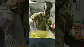 This is how army culinary specialists cook for 800 soldiers. 