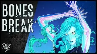 Artist Block Tips • BONES BREAK • Photoshop Speedpaint