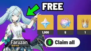 NEW EVENT!! FREE Faruzan! 1000 Pimogems & Baizhu's Web Event Rewards | Genshin Impact