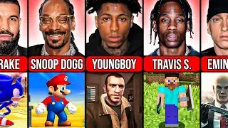Famous Rappers Favorite Video Game Characters