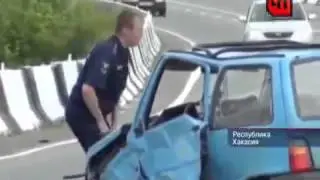 ЖЕСТКАЯ АВАРИЯ НА ОКЕ! Водитель Пьяный в Попу! ВО как Жесть!