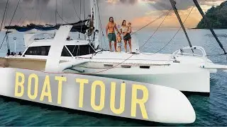BOAT TOUR: 40ft Rapido Trimaran (& our Future Sailing Plans Revealed!)