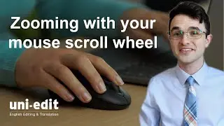 How to use your mouse scroll wheel to zoom