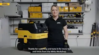 How to Safely Use Your Mirka® DEXOS Dust Extractor for Wet Application