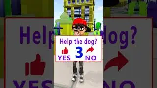 Spiderman Saved The Dog From The Danger On The Street in Scary Teacher 3D