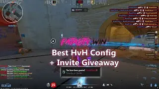 Fatality.win Invite GIVEAWAY | HvH highlights with the BEST Rage config |