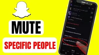 How to Mute Specific People on Snapchat