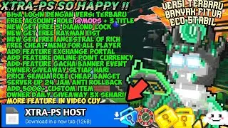 ANTI DUPE 🤬⁉️ SERVER STABIL NIH 🥴 | GROWTOPIA PRIVATE SERVER TERBARU | GTPS TERBARU 2024 | XTRA-PS