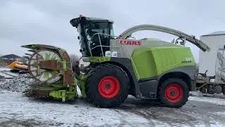 Доставка кормоуборочного комбайна с наработкой CLAAS JAGUAR 930 в Харьковскую область с Германии