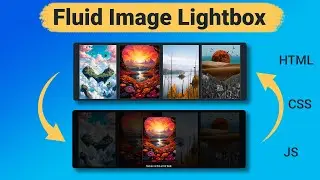 Create a Fluid Image Lightbox Slider with CSS & JavaScript | Step-by-Step Tutorial 