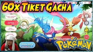 60 TIKET GACHA + OPEN 2 BOX POKE S 🔥 Jadi Joki Gacha 😂😂 POKEMON / POCKET INCOMING