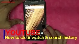YOUTUBE | How to clear watch & search history.