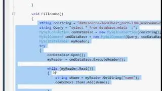 C# Tutorial 85  Textbox autocomplete with Database Values