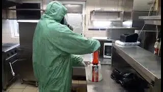Дезинсекция ресторана горячим туманом, не токсично