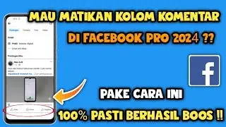 Cara mematikan Komentar di facebook 2024 | Matikan komentar facebook
