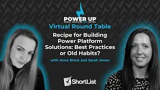Recipe for Building Power Platform Solutions: Best Practices or Old Habits?