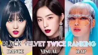 BLACKPINK TWICE RED VELVET RANKING IN ALL CATEGORIES