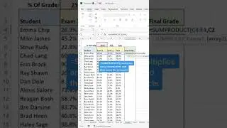 Calculate weighted averages in Excel with SUMPRODUCT 