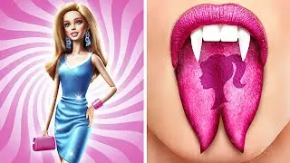 WOW 🔴 FROM BARBIE TO VAMPIRE ULTIMATE MAKEOVER TRANSFORMATION