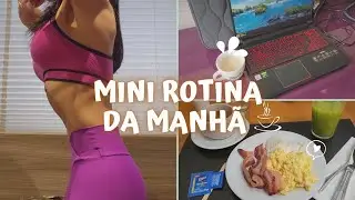 Mini Rotina da Manhã: Saudável e Produtiva, Treino Completo, Hábitos fora de casa #vlog #rotina