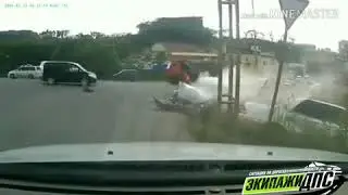 Момент жёсткого ДТП во Владивостоке попал на видео