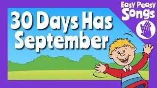 📆 30 Days Has September | learn or teach Days in the months song | the calendar song  📅