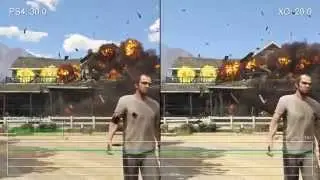 Grand Theft Auto V / GTA 5 / ГТА 5 : PS4 VS XBOX ONE  ( Сравнение графики )