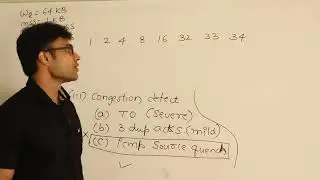 19 TCP congestion control algorithm with an example