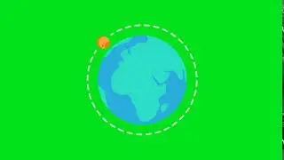 Earth green screen