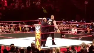 Brock Lesnar vs Big Show - Post-Raw Match - 2/6/17 Portland, OR